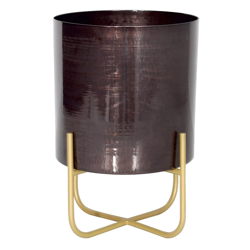 Elevate Your Outdoor Space: 3 Must-Have Décor Pieces for 2025 -Outlet Hush Bower Store black metallic planter stand small