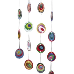 Outlet Hush Bower Store -Outlet Hush Bower Store multi round glass wind chime 26 1