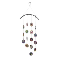 Outlet Hush Bower Store 44 Multi-Round Glass Wind Chime, 26"